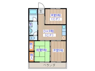 セクタ－ズ・マンションの物件間取画像